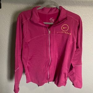 Womens Nike live strong full zip